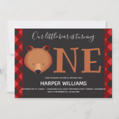 Beer met één rode buffel als eerste geboorte kaart (Voorkant)