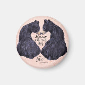 Beer met elkaar magneet (Voorkant)