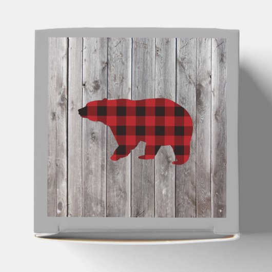 beer met gebufferde schil wild een eerste verjaard bedankdoosjes (Bovenkant)