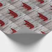 beer met gebufferde schil wild een eerste verjaard cadeaupapier (Hoek)