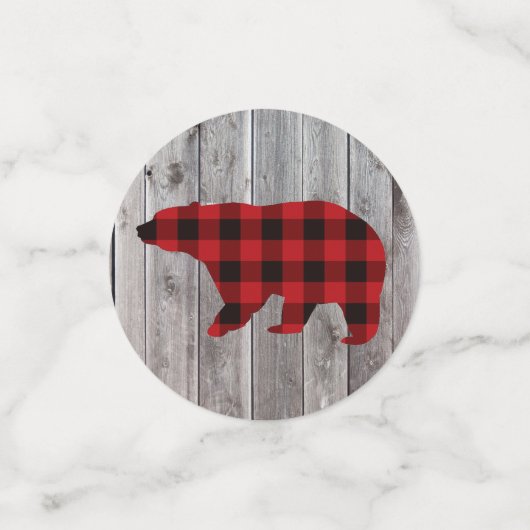 beer met gebufferde schil wild een eerste verjaard confetti (Kleine voorkant)