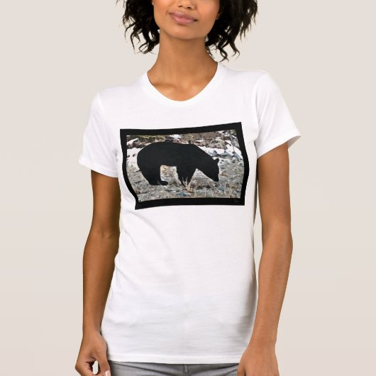 Beer met grijszwart t-shirt (Voorkant)