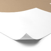 Beer met honingpot poster (Hoek)