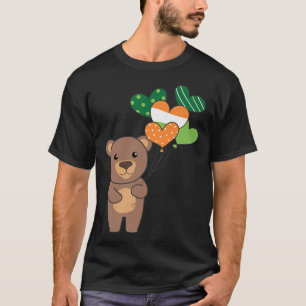 Beer met Ierse luchtballonnen kalveren voor goede T-shirt