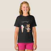 Beer met ijsje t-shirt (Voorkant volledig)