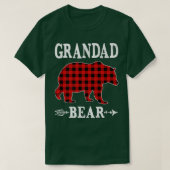 Beer met kerstmis Pajama Red Pset Buffalo Fa T-shirt (Design voorkant)