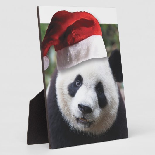 Beer met kerstpanda fotoplaat (Zijkant)
