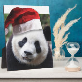 Beer met kerstpanda fotoplaat (Zijkant)
