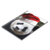 Beer met kerstpanda notitieboek (Linkerzijde)