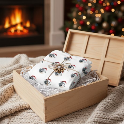 Beer met kerstpolen leggings