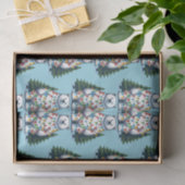 Beer met kerstpolen tissuepapier (Geschenk)