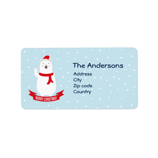 Beer met kerststaarten etiket (Voorkant)