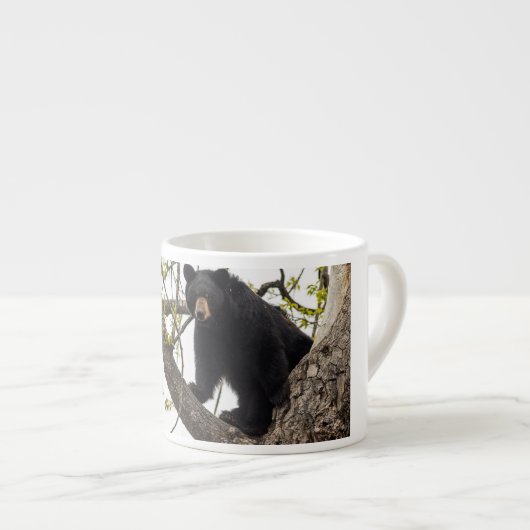 Beer met klimmen espresso kop (Voorkant rechts)