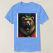 Beer met kroon 1 t-shirt (Design voorkant)