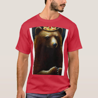 Beer met kroon 4 t-shirt