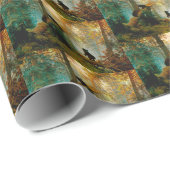 Beer met kubussen in een Pine Forest Ivan Shishkin Cadeaupapier (Rol Hoek)