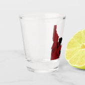 Beer met laadschotel shot glas (Links)