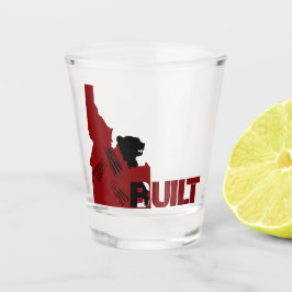 Beer met laadschotel shot glas