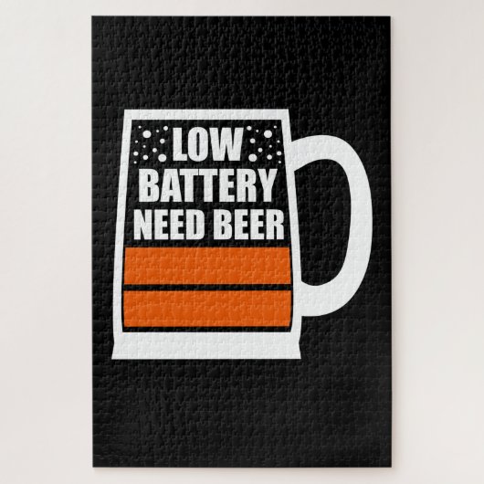 Beer met lage batterijbehoefte legpuzzel (Verticaal)