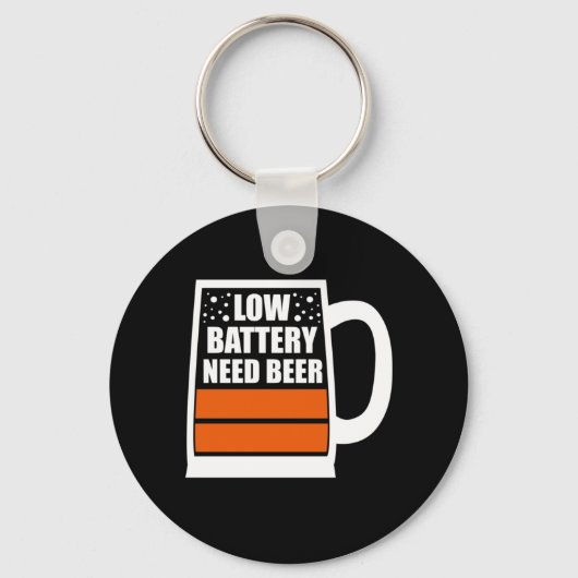 Beer met lage batterijbehoefte sleutelhanger (Voorkant)