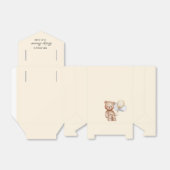 Beer met luchtballonnen Baby shower Bedankdoosjes (Uitgevouwen)