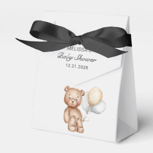 Beer met luchtballonnen Baby shower Bedankdoosjes