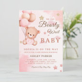 Beer met luchtballonnen kaart (Staand voorkant)