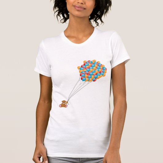 Beer met luchtballonnen t-shirt (Voorkant)