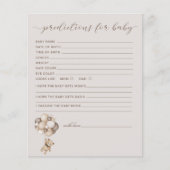 Beer met luchtballonvoorspelling voor de Kaart van (Voorkant)