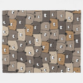 Beer met mij 60x80 fleece deken (Voorkant (Horizontaal))