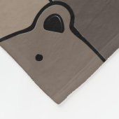 Beer met mij 60x80 fleece deken (Hoek)