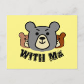 Beer met mij, Beer Briefkaart (Voorkant)