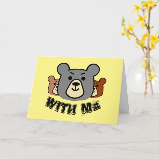 Beer met mij, Beer Kaart (Gele Bloem)