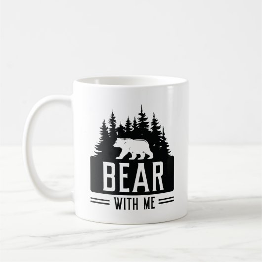 Beer met mij koffiemok (Links)