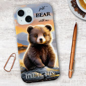 Beer met mij Schattige Beer Cub Case-Mate iPhone Case