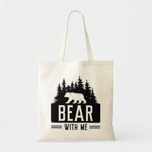 Beer met mij tote bag (Voorkant)