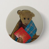 BEER MET PASPOORT RONDE BUTTON 7,6 CM (Voorkant)