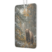 Beer met pijnbomen luchtverfrisser (Links)