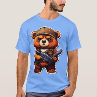 beer met pistool 1 t-shirt