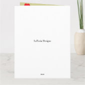 Beer met Red Heart Kinder Get Well Soon Kaart (Achterkant)