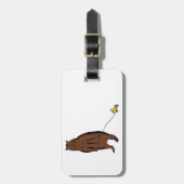 Beer met Rubber Duck Bagagelabel (Voorkant verticaal)