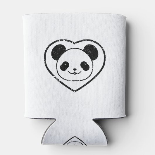 Beer met rubberstop en hart blikjeskoeler (Achterkant)