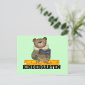 Beer met Ruler Kindergarten Tshirts en Gifts Briefkaart (Staand voorkant)