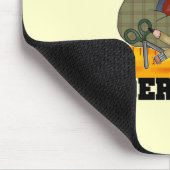 Beer met Ruler Kindergarten Tshirts en Gifts Muismat (Hoek)