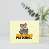 Beer met Ruler Preschool-overhemden en cadeaus Briefkaart (Staand voorkant)