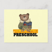 Beer met Ruler Preschool-overhemden en cadeaus Briefkaart (Voorkant)