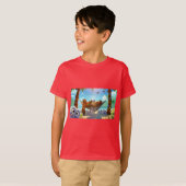 Beer met Schattigee Lemmings T-shirt (Voorkant volledig)