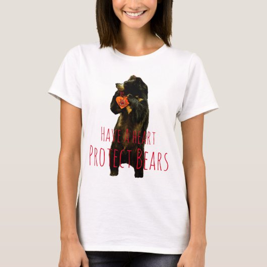 Beer met sleuf t-shirt (Voorkant)