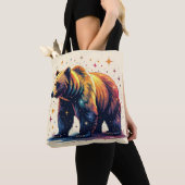 Beer met sterren tote bag (Dichtbij)