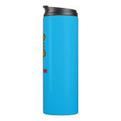 Beer met thermisch getumbler thermosbeker (Geroteerd rechts)
